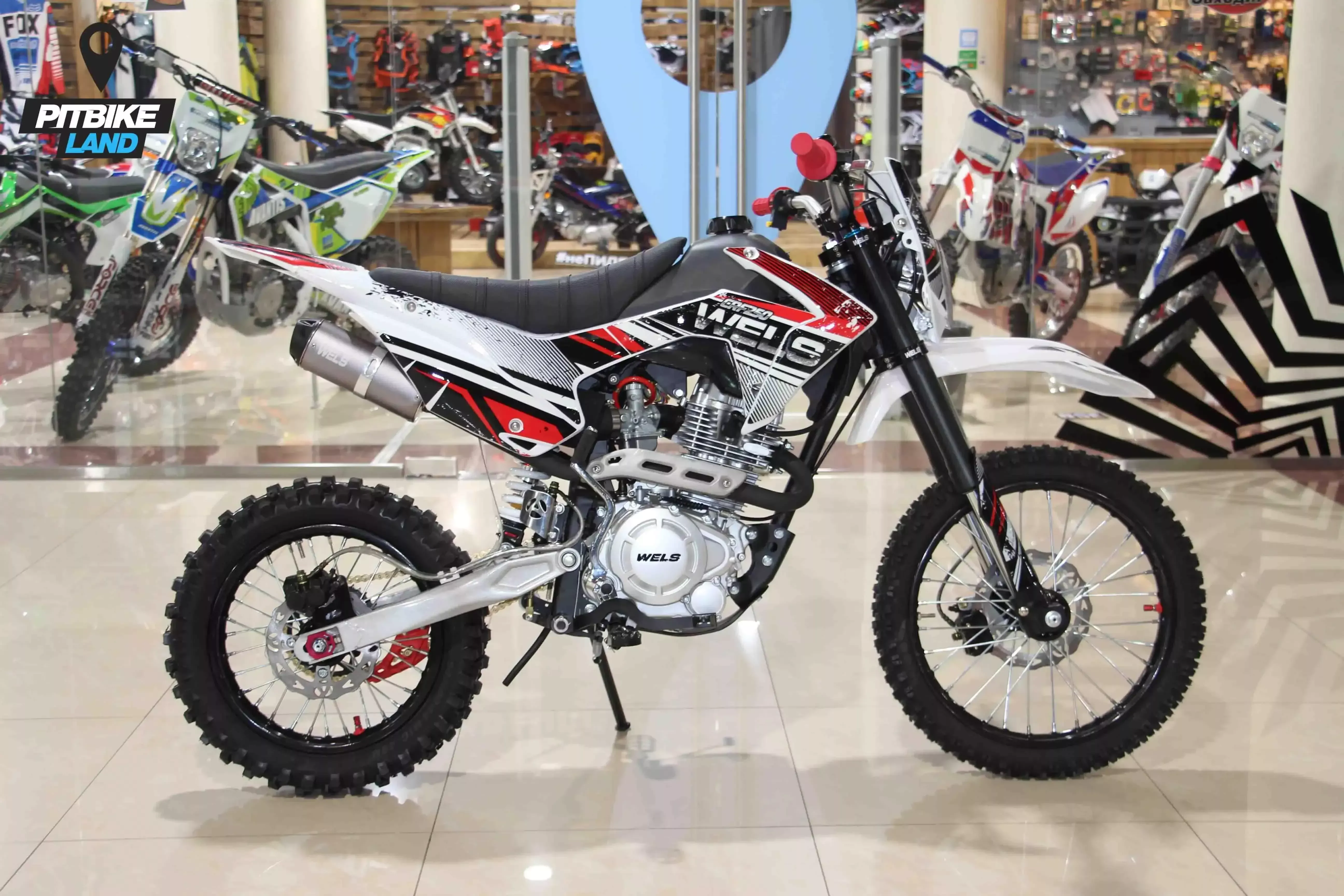 питбайк WELS CRF 250 17/14 красный