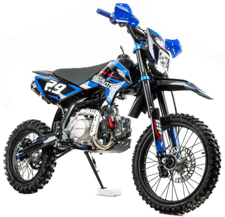 Питбайк Motoland (Мотолэнд) JX125 E синий
