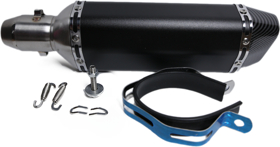 Глушитель AKRAPOVIC #3 шестигранный черный