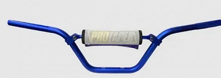 Руль алюминиевый 1-1/8 (28,6 мм) ProTaper c перемычкой высокий ( 790 x 170мм)-Синий Руль алюминиевый 1-1/8 (28,6 мм) ProTaper c перемычкой высокий ( 790 x 170мм)-Синий