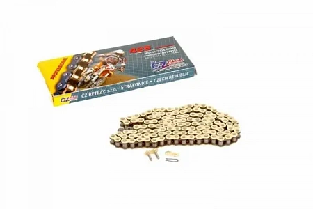 Цепь приводная CZ Chains 428 MX Gold 138 Цепь приводная CZ Chains 428 MX Gold 138